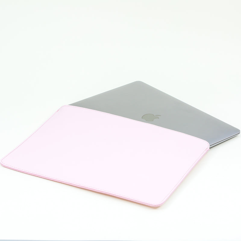 本革カラフルMacBook Air ケース（ピンク）